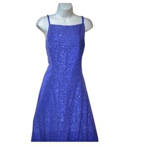 Roberta Gorgous Sparkling Blue Sequin Formal 13/14